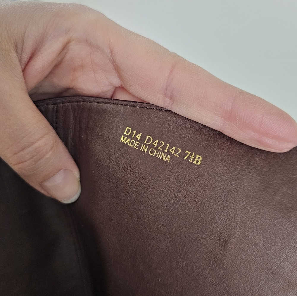 Cole Haan Brown Leather Arlington Riding Boots Size 7.5 Retail $398 - Picture 8 of 14